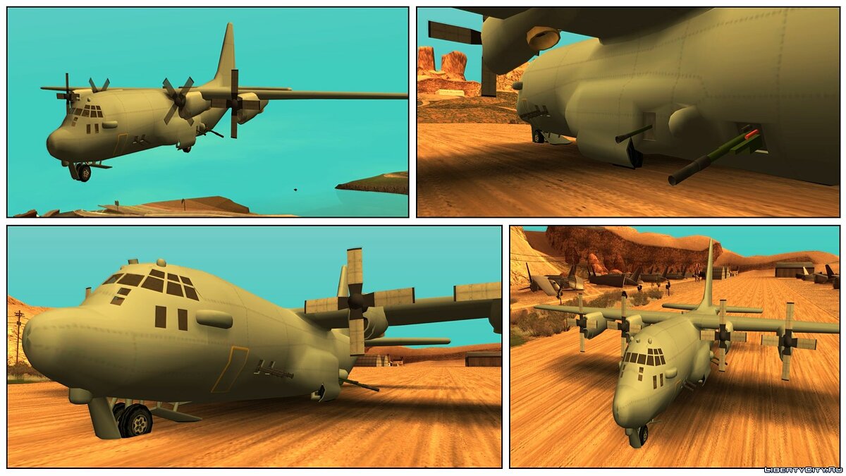 Скачать AC-130 для GTA San Andreas