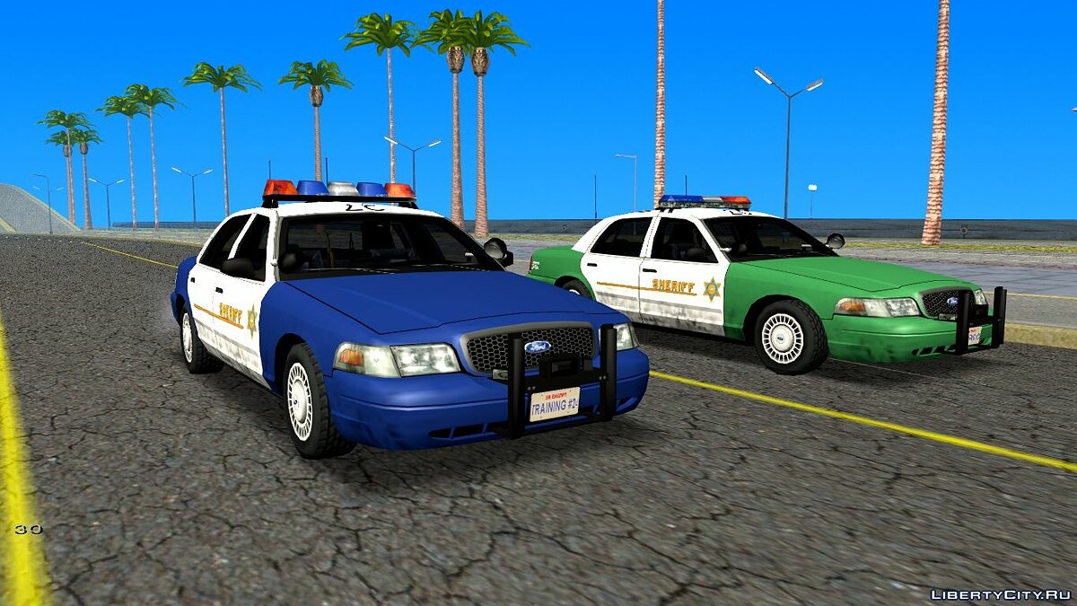 Скачать NEW Ford Crown Victoria Sheriff для GTA San Andreas