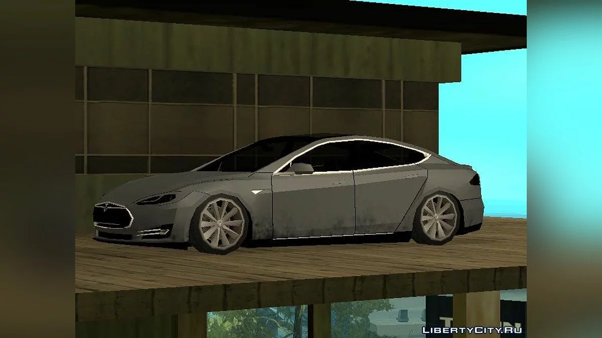 Tesla Model S SA Style Lowpoly / GTA San Andreas