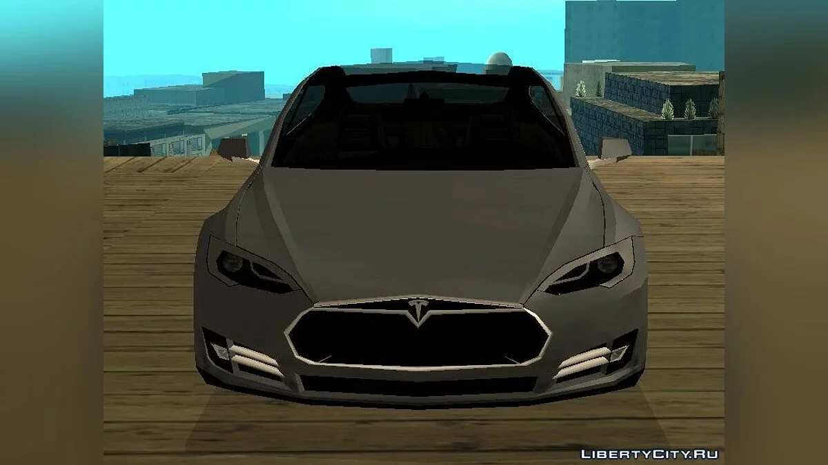 Tesla Model S SA Style Lowpoly / GTA San Andreas