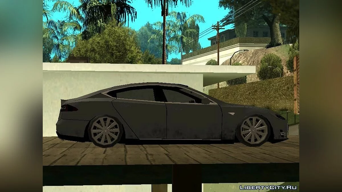 Tesla Model S SA Style Lowpoly / GTA San Andreas