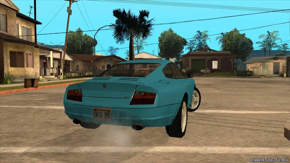 Comet из GTA 4 в Low Poly / GTA San Andreas