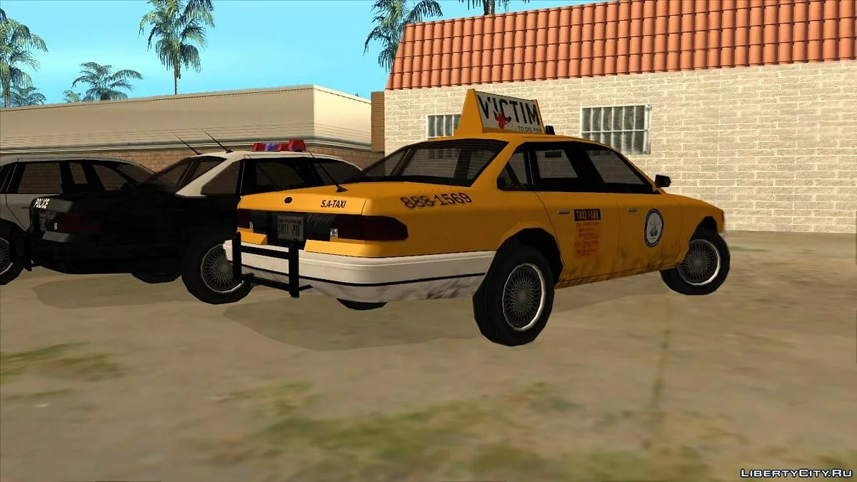Cruiser (Сток/Полиция/Такси) из GTA 4 в Low Poly / GTA San Andreas