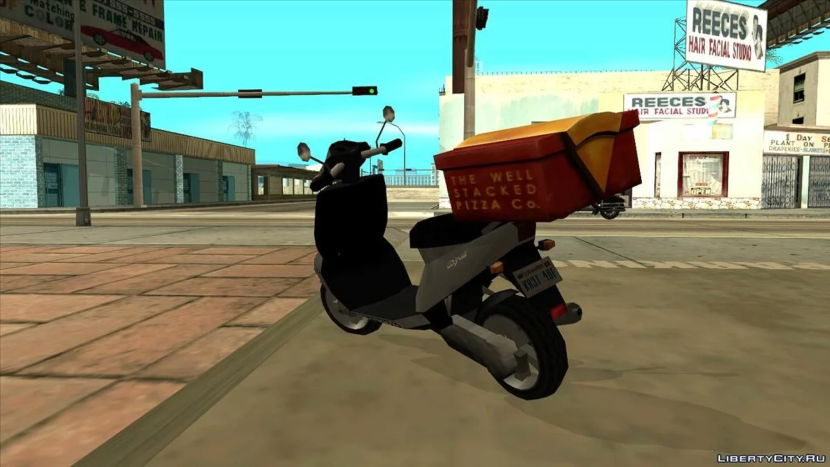Faggio из GTA 4 в Low Poly / GTA San Andreas