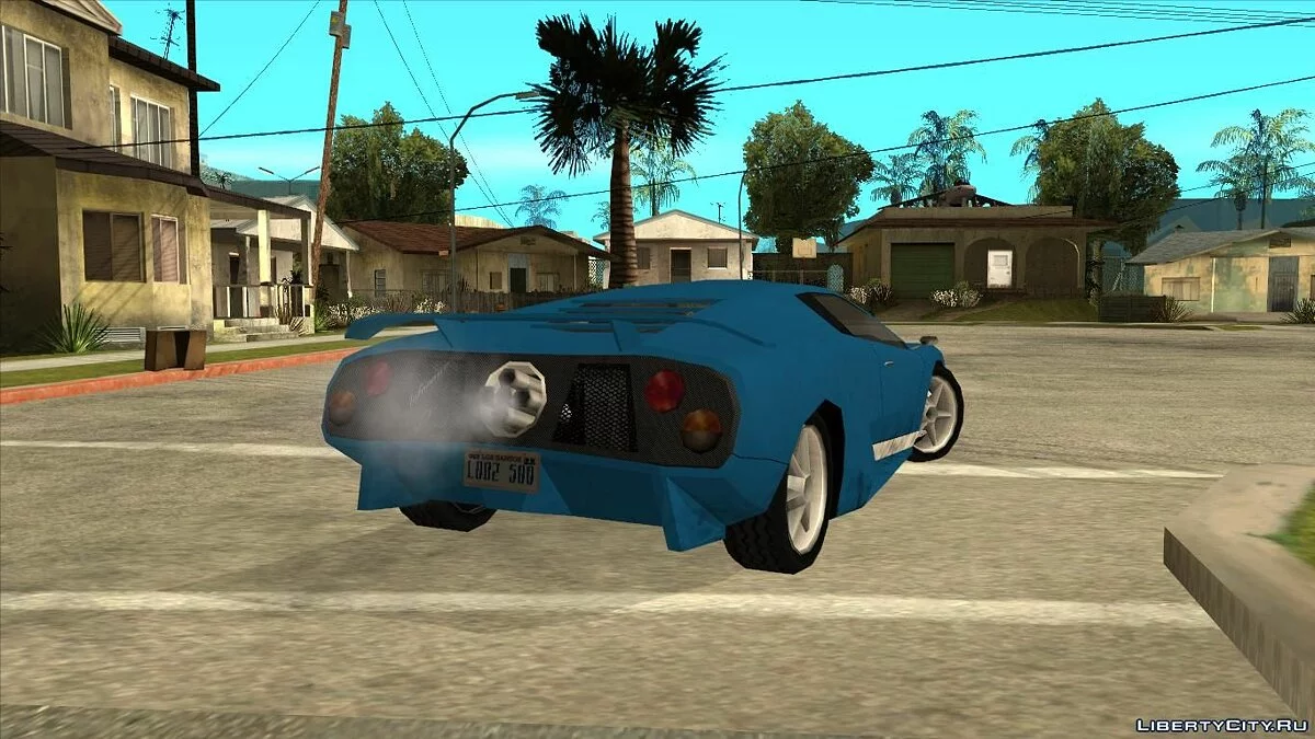 Infernus из GTA 4 в Low Poly / GTA San Andreas