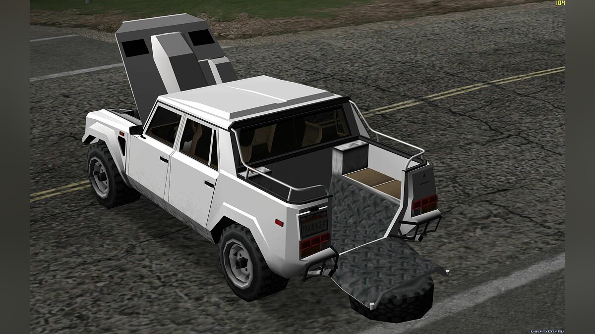 Скачать Lamborghini LM002 '86 для GTA San Andreas