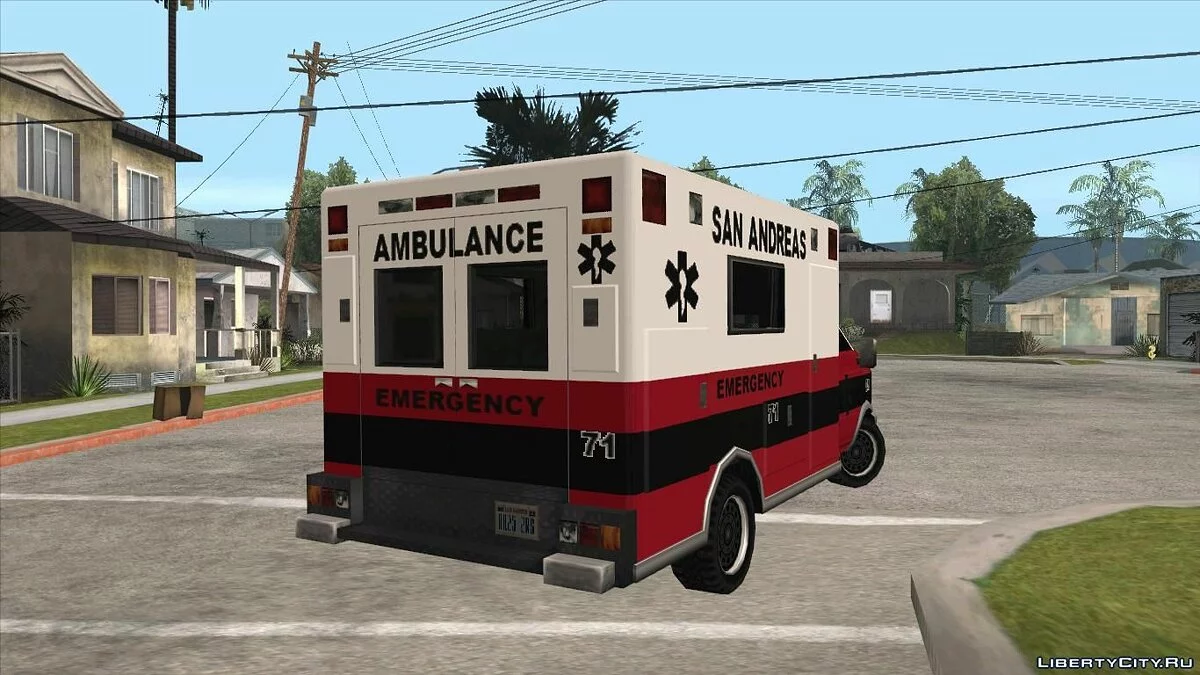 Скорая помощь из GTA 4 [LQ] / GTA San Andreas