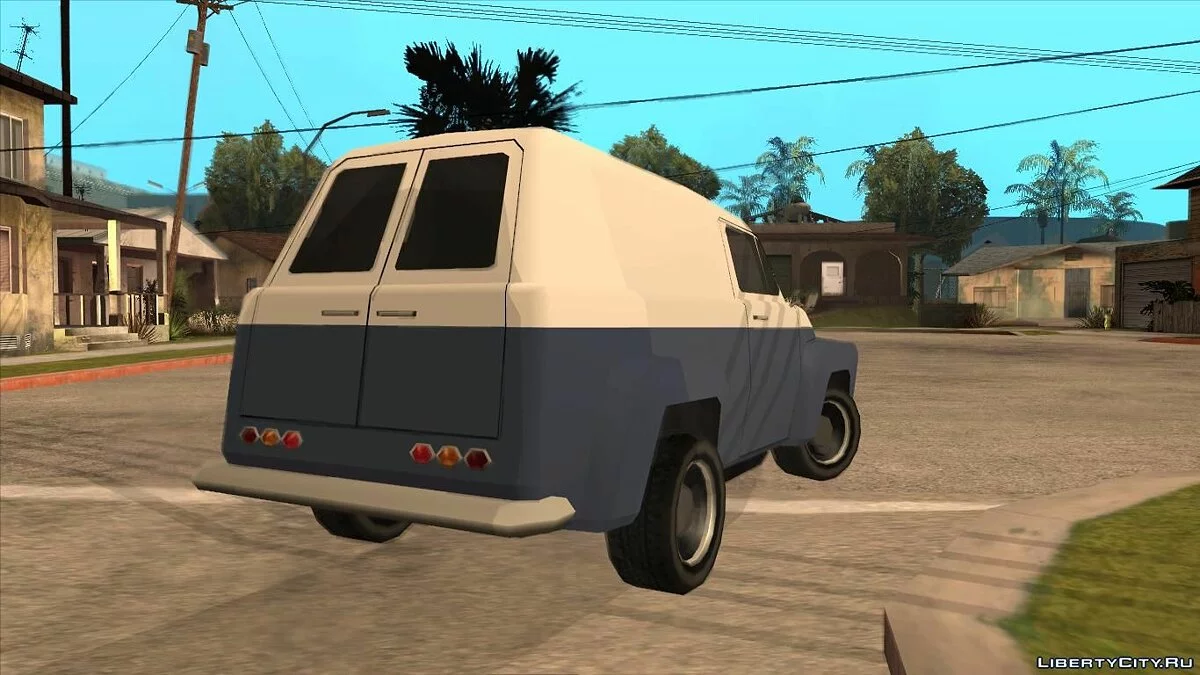 Slamvan из GTA 4 в Low Poly / GTA San Andreas