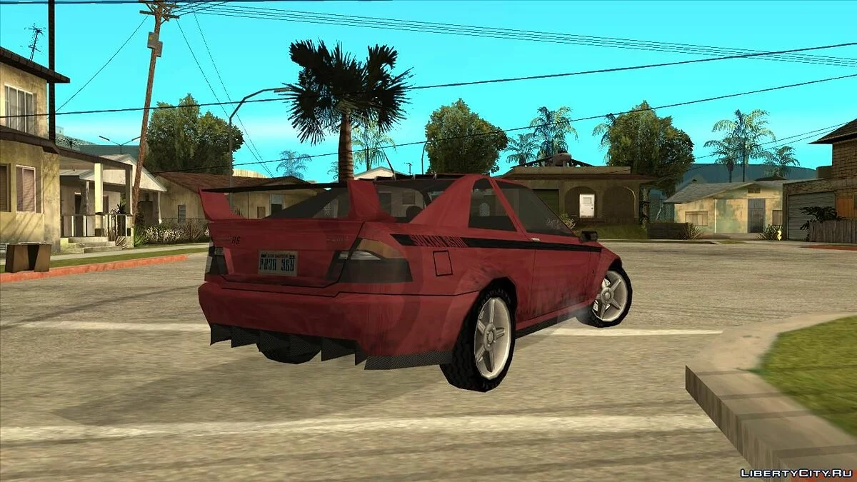 Sultan RS из GTA 4 в Low Poly / GTA San Andreas