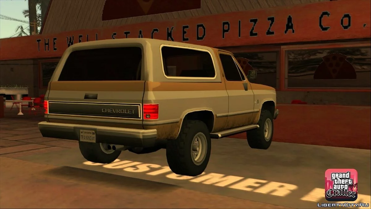 1986 Chevrolet Blazer K5 LQ / GTA San Andreas