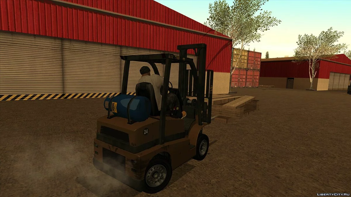 Погрузчик из GTA 5 / GTA San Andreas