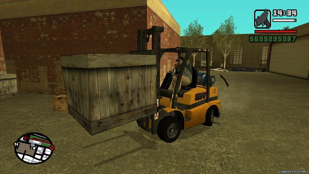 Погрузчик из GTA 5 / GTA San Andreas