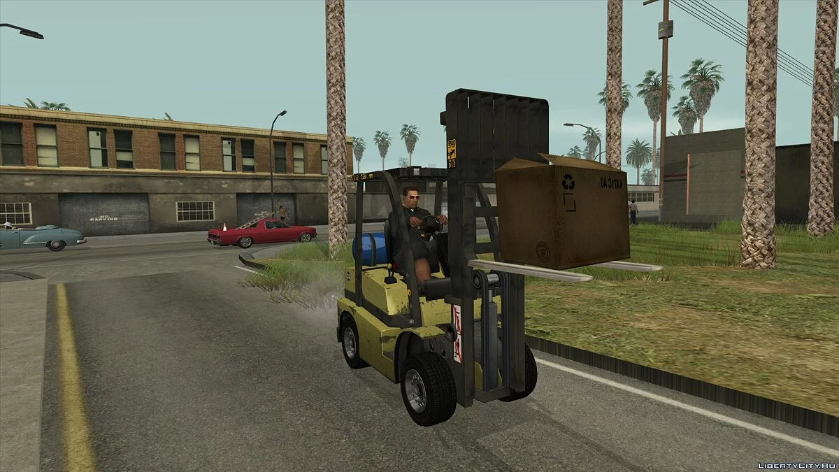 Погрузчик из GTA 5 / GTA San Andreas