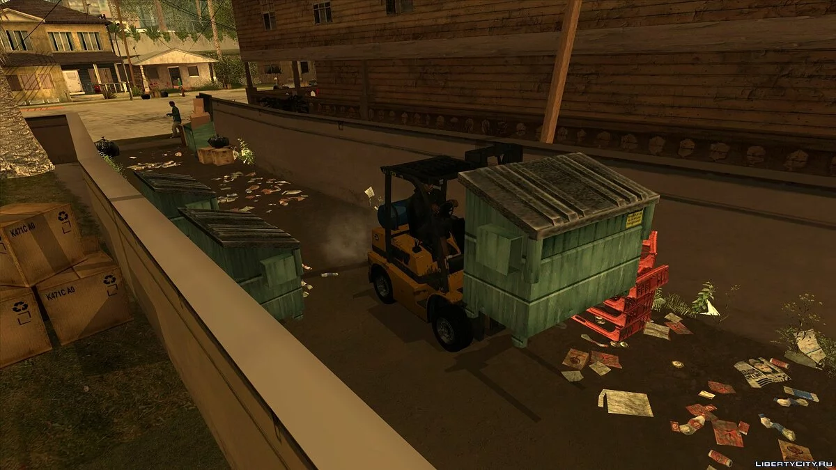 Погрузчик из GTA 5 / GTA San Andreas