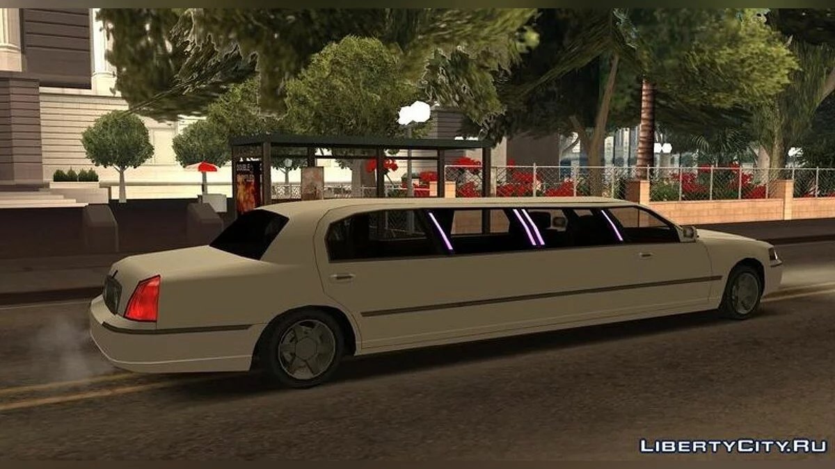 Limousine Lincoln Town Car Lowpoly / GTA San Andreas