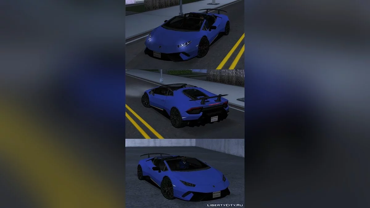 2018 Lamborghini Huracan LP640-4 Performante Spyder (SA Style) / GTA San Andreas