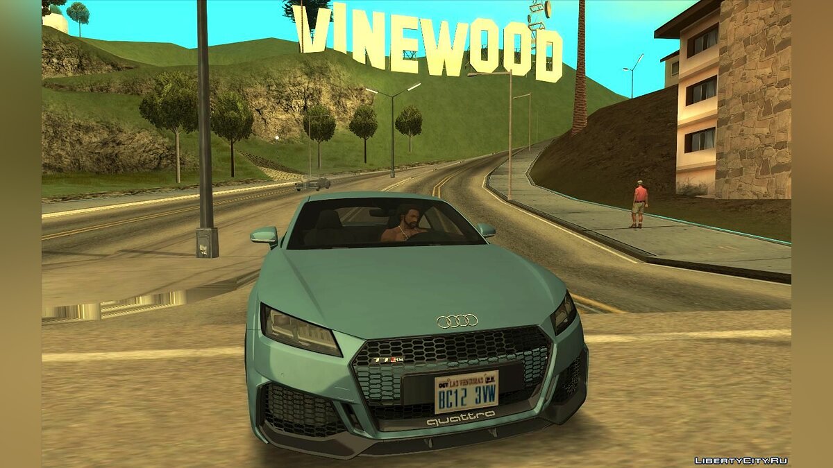 Скачать Audi TTS Quatro 2019 low poly для GTA San Andreas