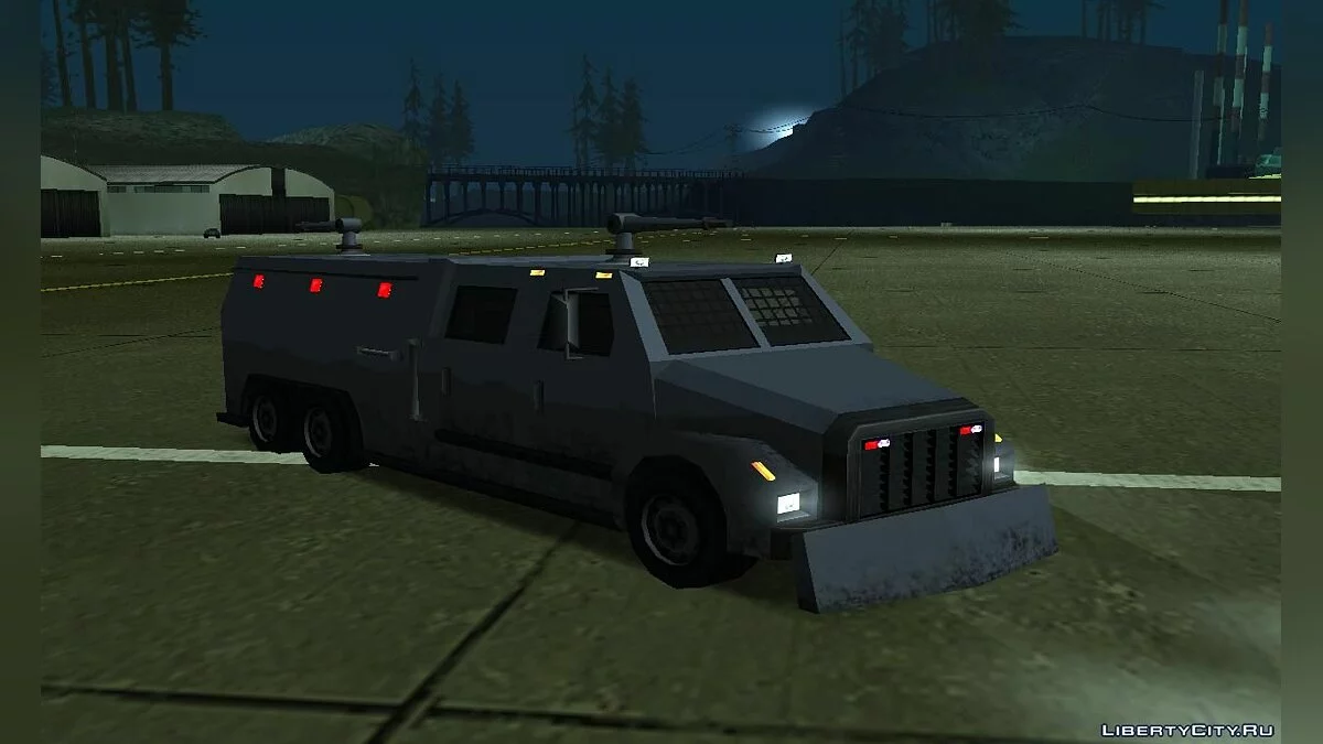 GTAV RCV Riot van & LSPD RCV [SA Style] / GTA San Andreas