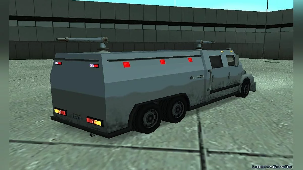 GTAV RCV Riot van & LSPD RCV [SA Style] / GTA San Andreas