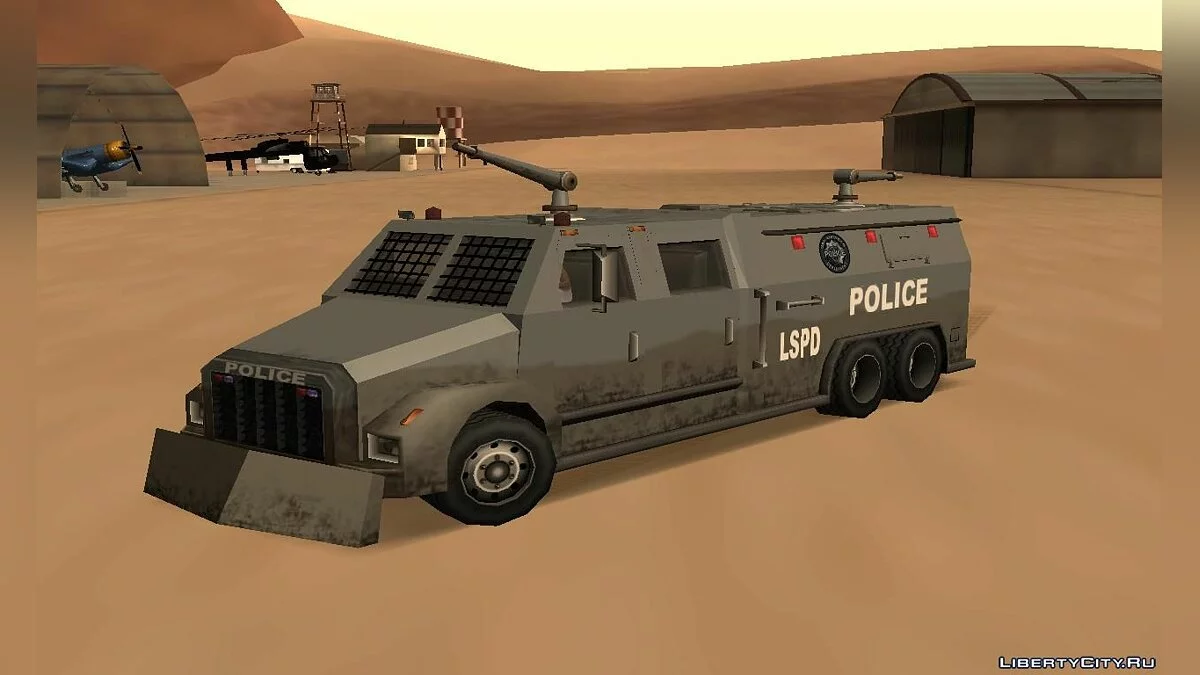 GTAV RCV Riot van & LSPD RCV [SA Style] / GTA San Andreas
