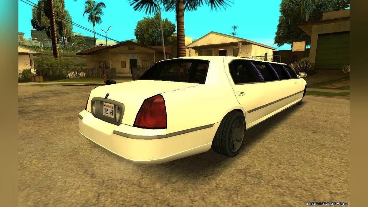 Limousine Lincoln Town Car V2 Lowpoly / GTA San Andreas