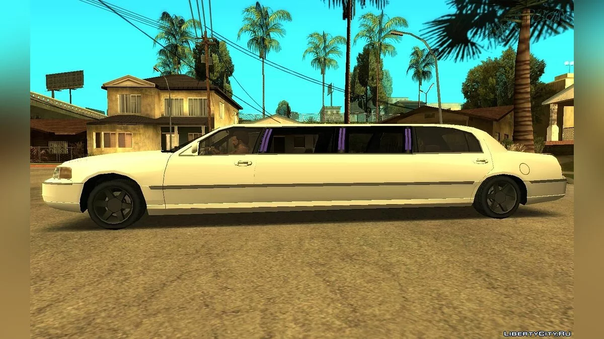 Limousine Lincoln Town Car V2 Lowpoly / GTA San Andreas