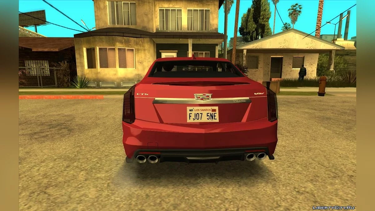 2018 Cadillac CTS-V Lowpoly / GTA San Andreas