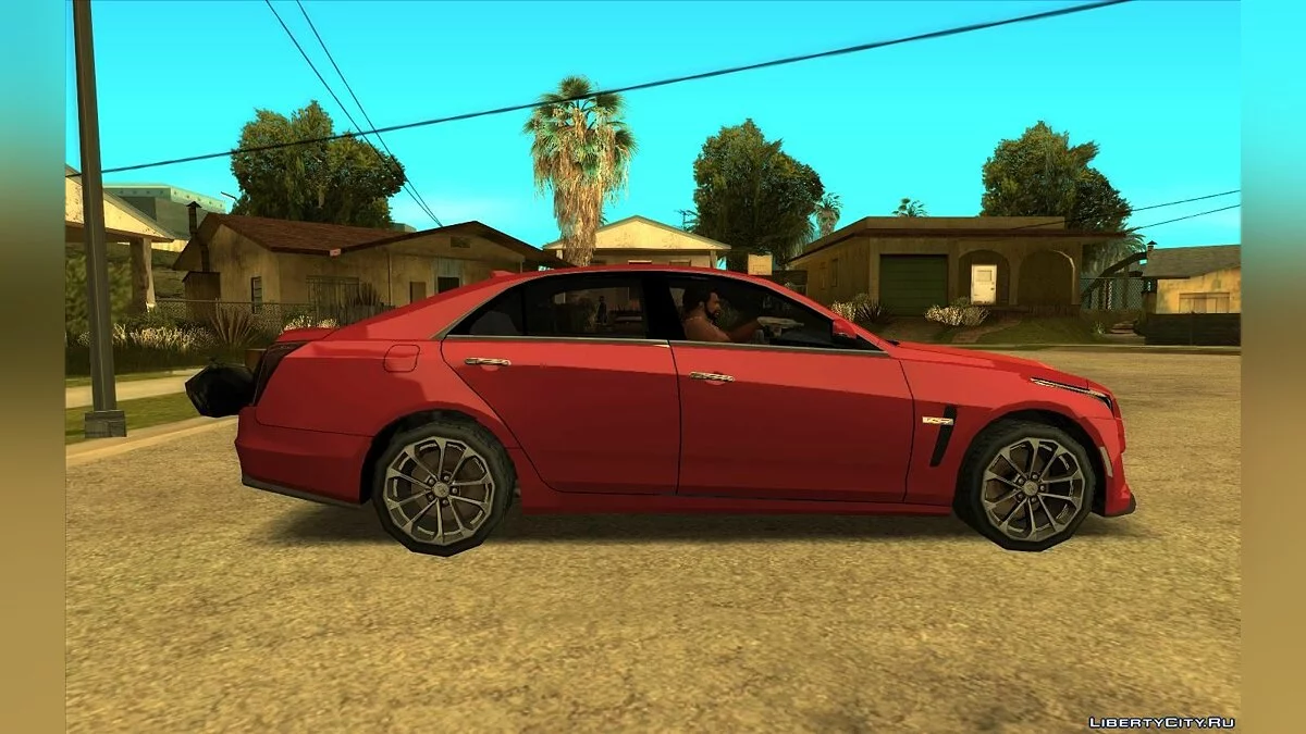 2018 Cadillac CTS-V Lowpoly / GTA San Andreas