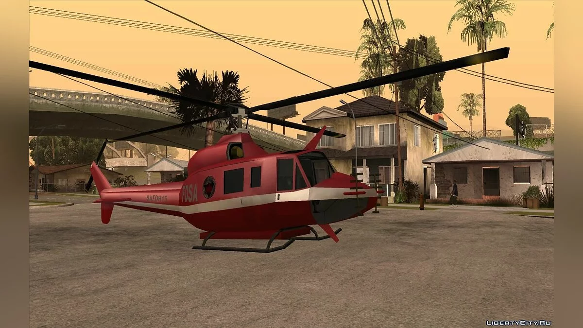 Fire Helicopter / GTA San Andreas