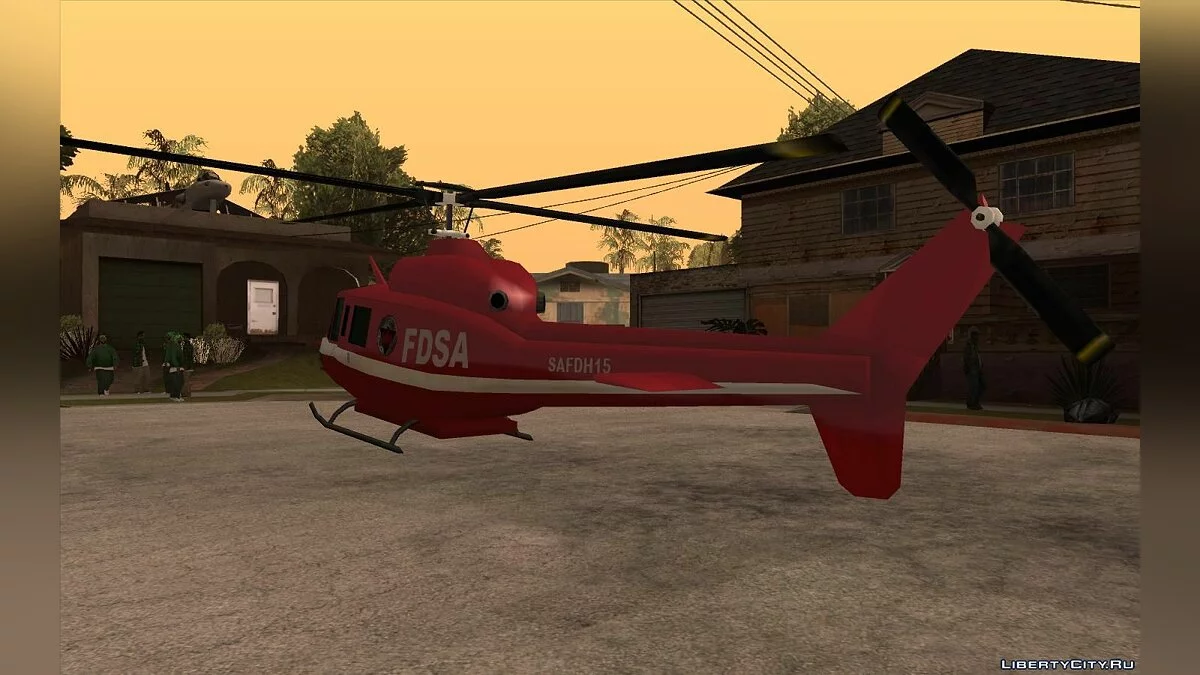 Fire Helicopter / GTA San Andreas