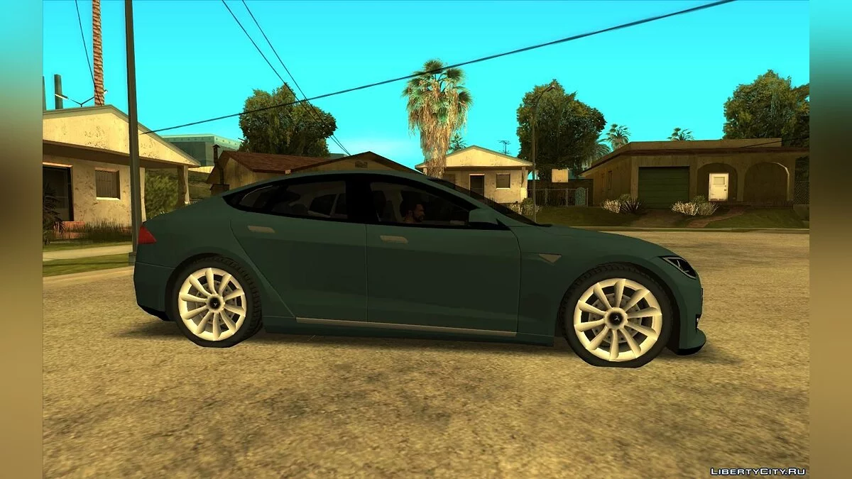 Tesla Model S Lowpoly / GTA San Andreas