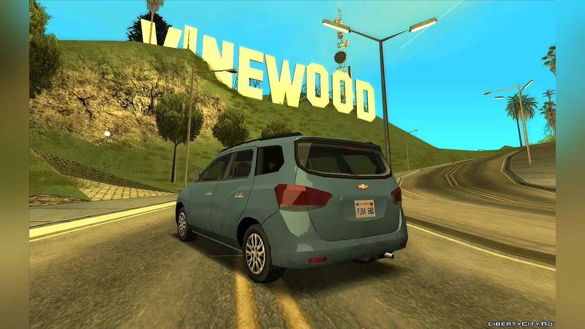 Chevrolet Spin 2019 (Улучшенная, SA стиль) / GTA San Andreas