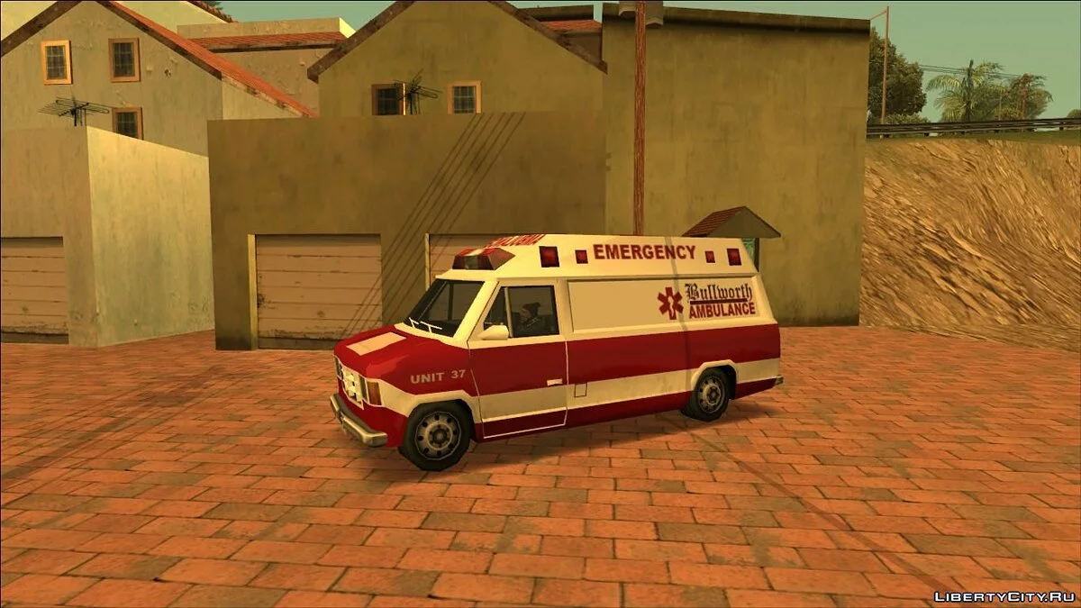 Пак машин скорой помощи (FROM GTA UNDERGROUND) / GTA San Andreas