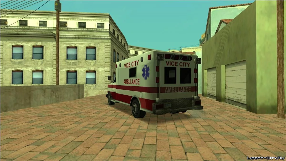Пак машин скорой помощи (FROM GTA UNDERGROUND) / GTA San Andreas