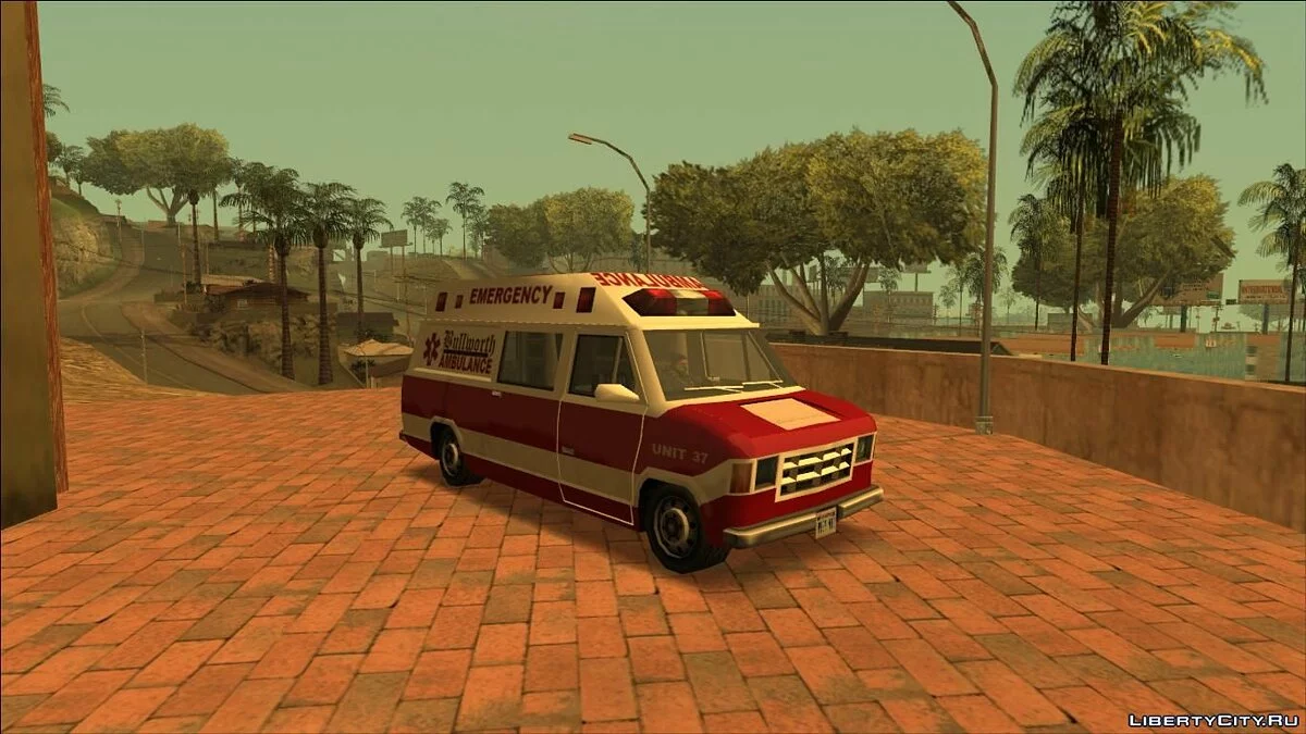 Пак машин скорой помощи (FROM GTA UNDERGROUND) / GTA San Andreas