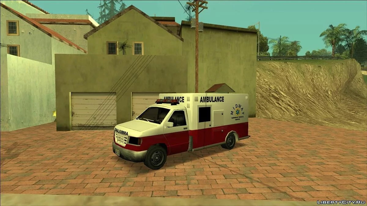 Пак машин скорой помощи (FROM GTA UNDERGROUND) / GTA San Andreas