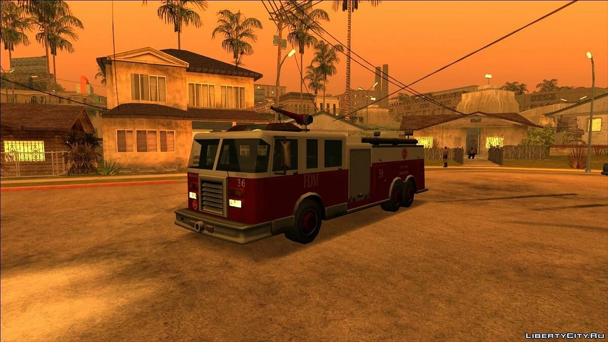 Пак пожарных машин (FROM GTA UNDERGROUND) / GTA San Andreas