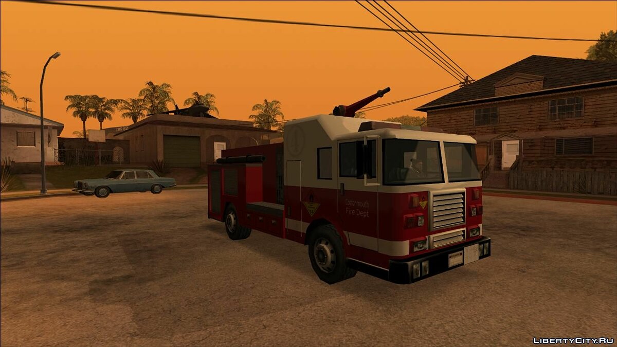 Замена машины Fire Truck (firetruk.dff, uk.dff) в GTA San Andreas (116  файлов) / Страница 3