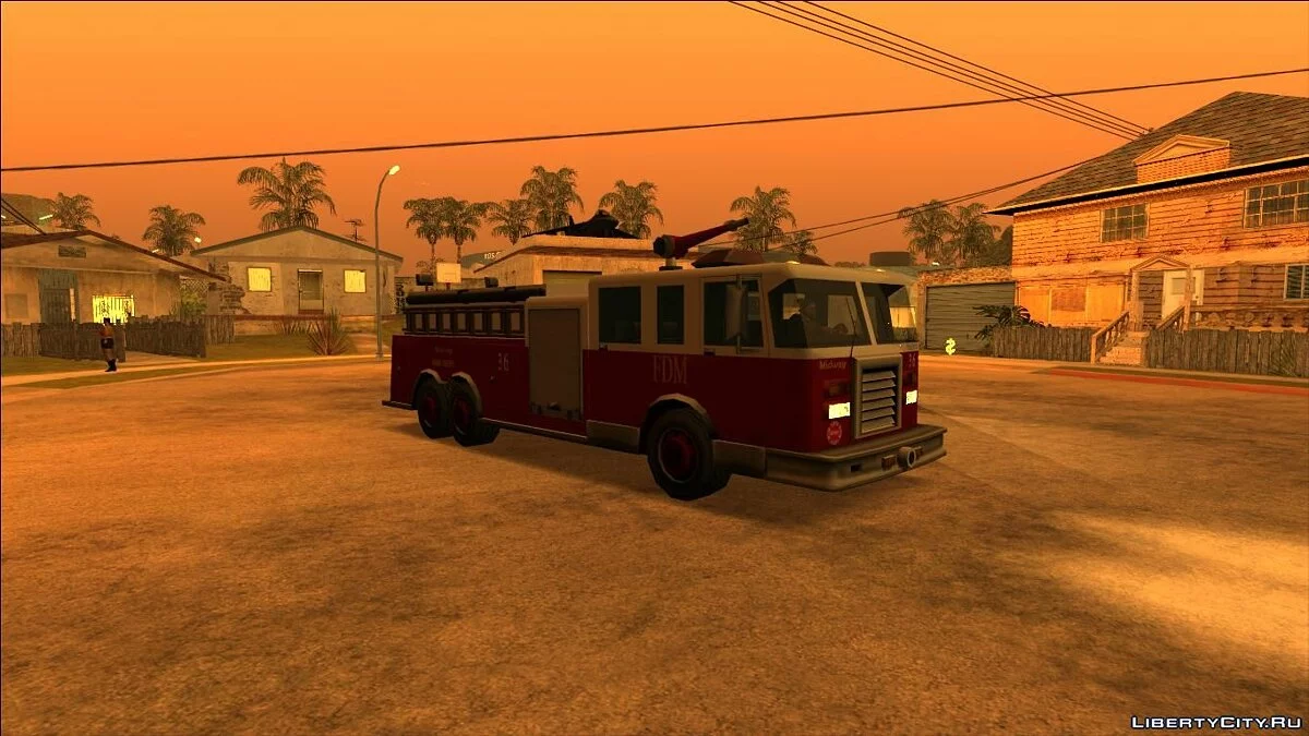 Пак пожарных машин (FROM GTA UNDERGROUND) / GTA San Andreas