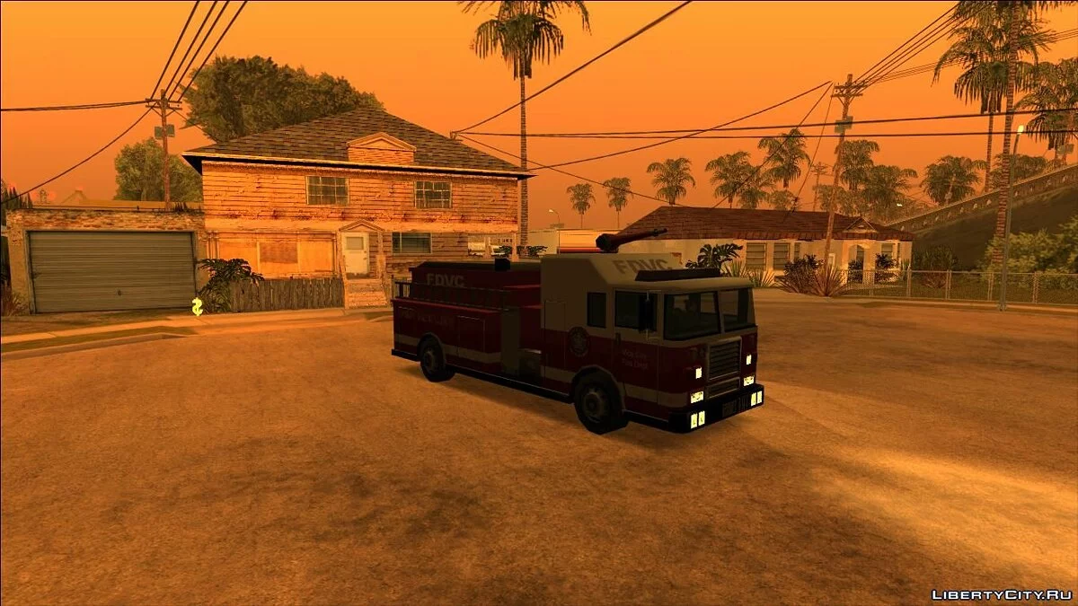 Пак пожарных машин (FROM GTA UNDERGROUND) / GTA San Andreas