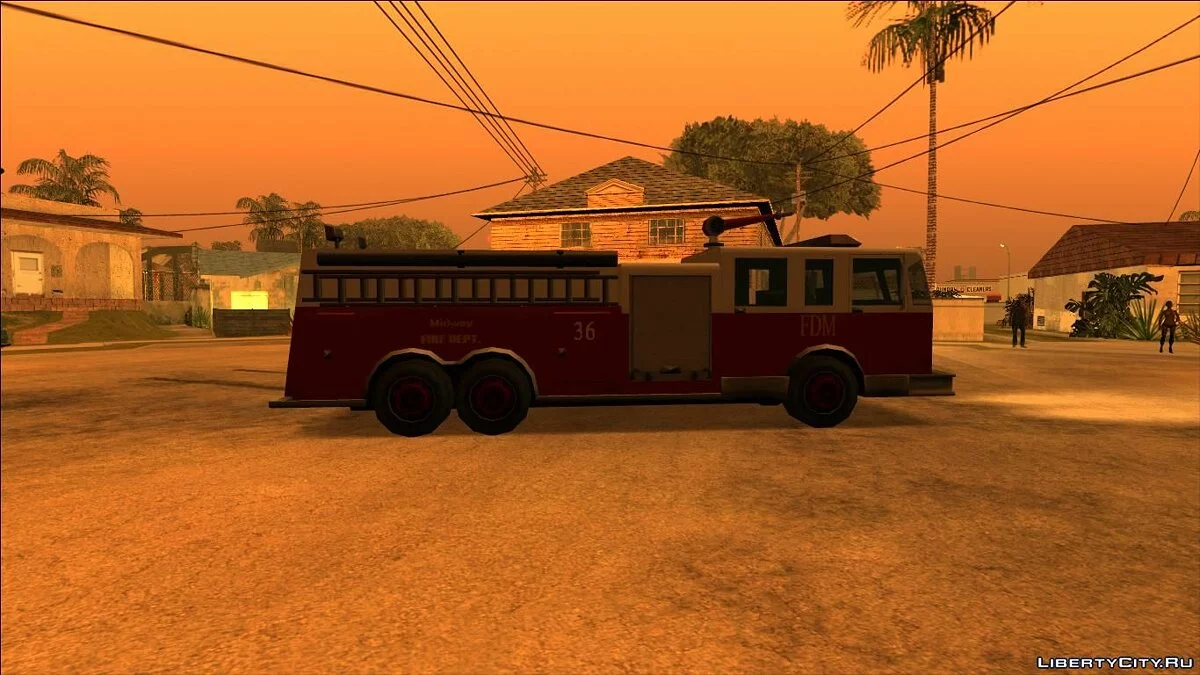 Пак пожарных машин (FROM GTA UNDERGROUND) / GTA San Andreas