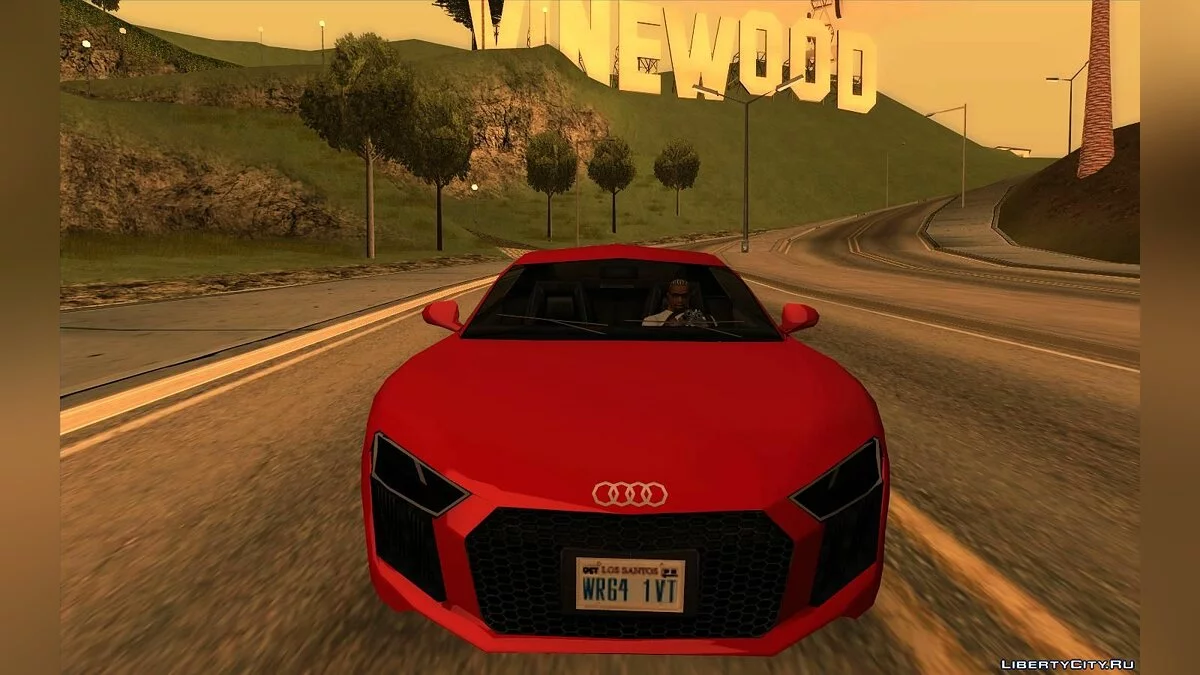 Audi R8 - Улучшенная (SA стиль) / GTA San Andreas