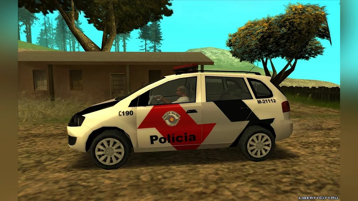 Volkswagen Spacefox 2014 - Полиция  / GTA San Andreas