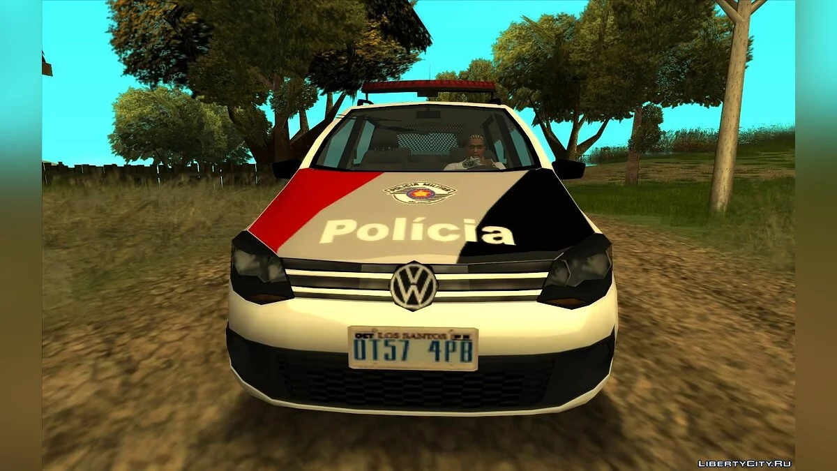 Volkswagen Spacefox 2014 - Полиция  / GTA San Andreas