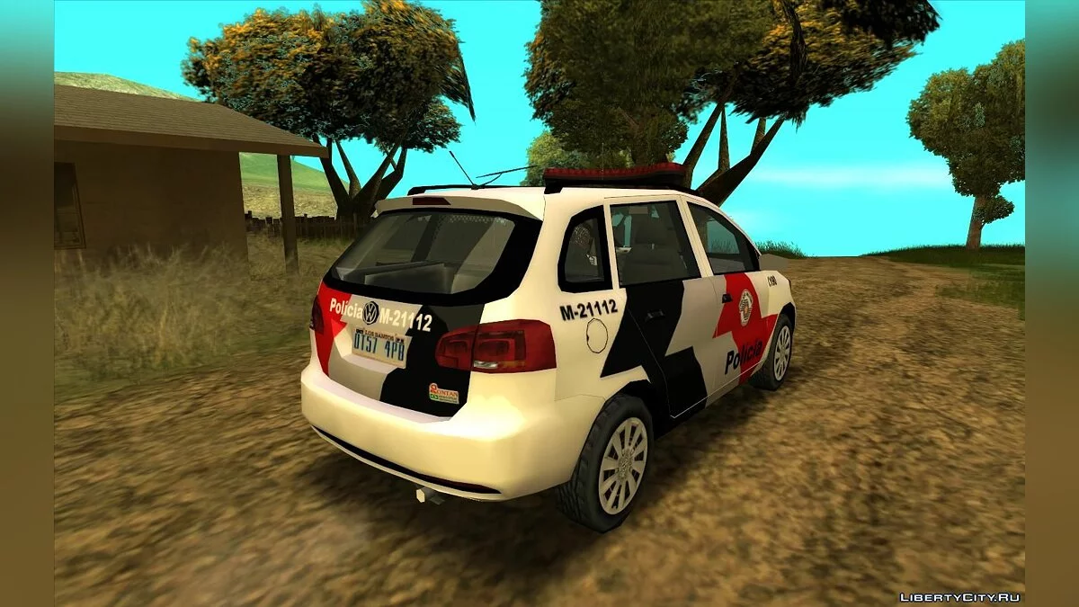 Volkswagen Spacefox 2014 - Полиция  / GTA San Andreas