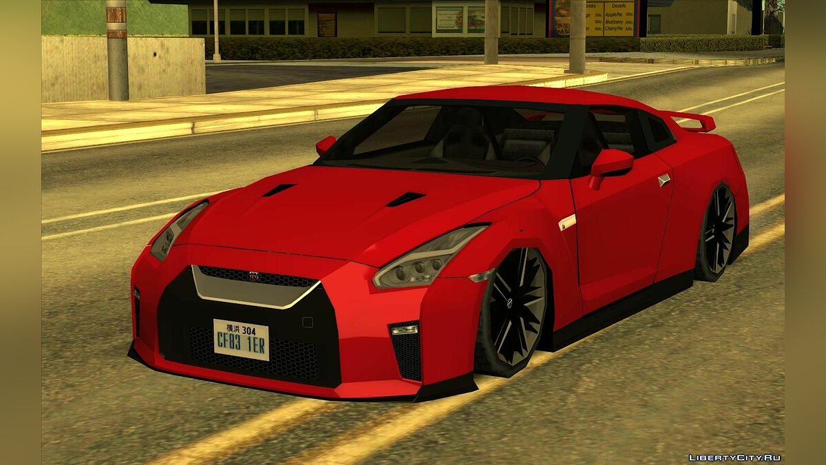 Скачать 2017 Nissan GT-R (R35) для GTA San Andreas