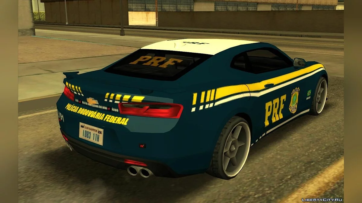 Chevrolet Camaro 2017  - Полиция (SA стиль) V2 / GTA San Andreas