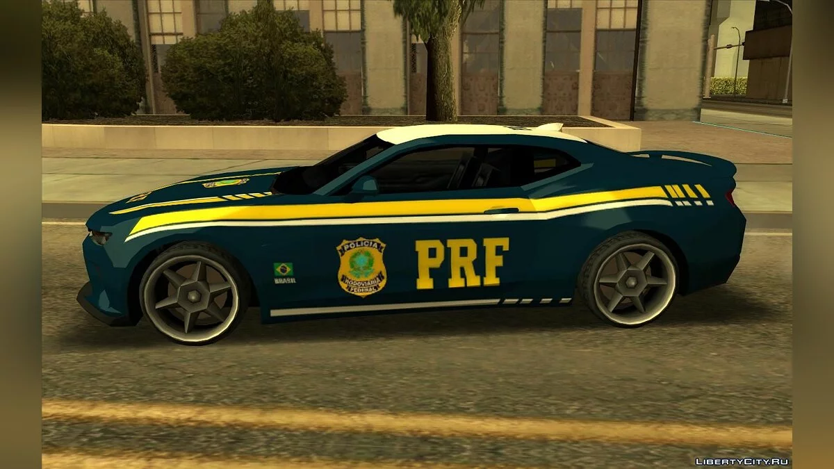 Chevrolet Camaro 2017  - Полиция (SA стиль) V2 / GTA San Andreas