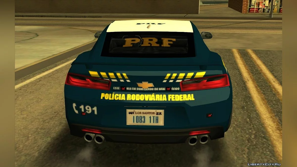 Chevrolet Camaro 2017  - Полиция (SA стиль) V2 / GTA San Andreas