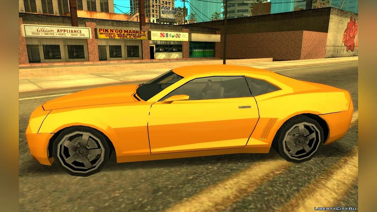 Chevrolet Camaro SS 2006 - Улучшенная (SA стиль) V2 / GTA San Andreas